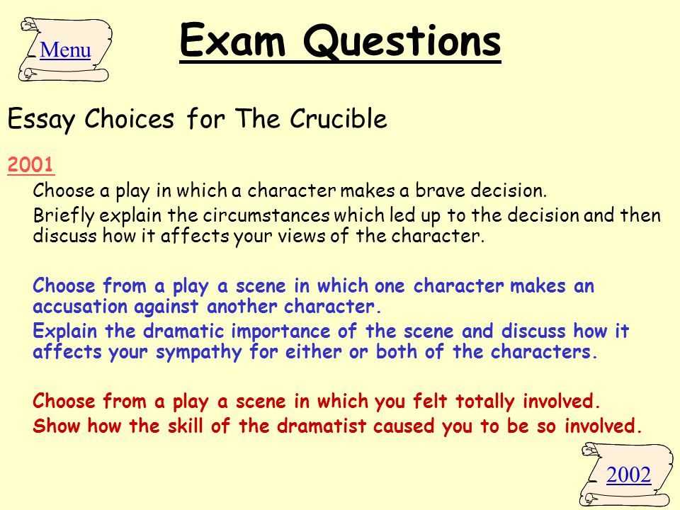 The crucibles relevance to todays society essay